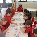 Boyare Primary School, 2016 Students partaking in an Art activity 