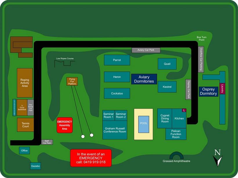 Point Walter map